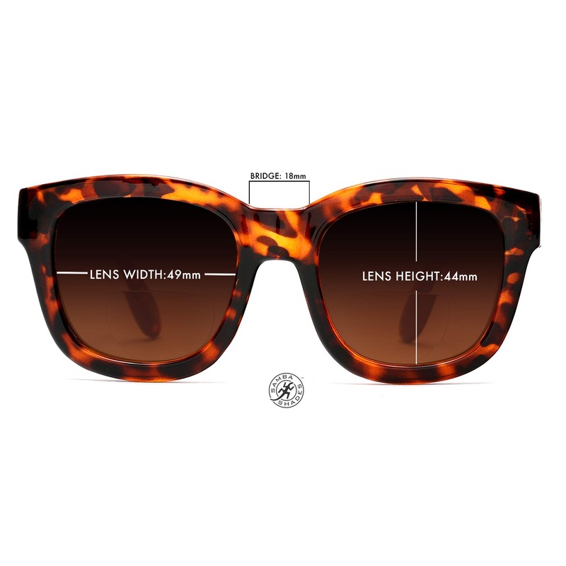 Samba Shades Bifocales Readers - anteojos de sol redondas Marlene