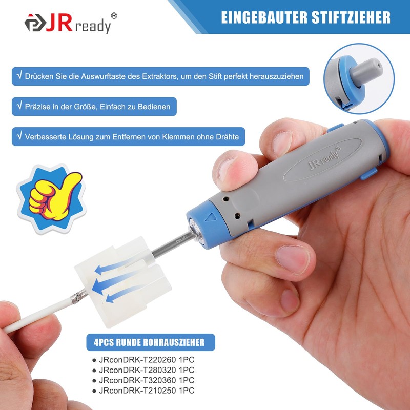 JRready JRconDRK21A10-01 Release Tool Kit with Protective Case Compatible with