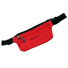 Waist Bag Bum Bag Body Bag Zip Compartments Women Men, red, Unit size