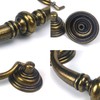 HOUSEHOOK 4 PCS Antique Brass Metal Drop Bail Pulls, 4-1/4"