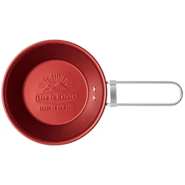 Skater ASC1-A Aluminum Sierra Cup Folding Handle with Scale 10.1 fl oz (300 ml), Red