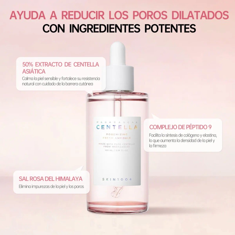 Skin1004 Ampolla De Centella Madagascar Reductora De Poros