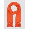 s.Oliver Knitted Scarf with Fringes, Orange 2586