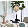 Le&amp;Me [Sisihosi] Le&amp;Me pebble double-sided leather table mat, green /