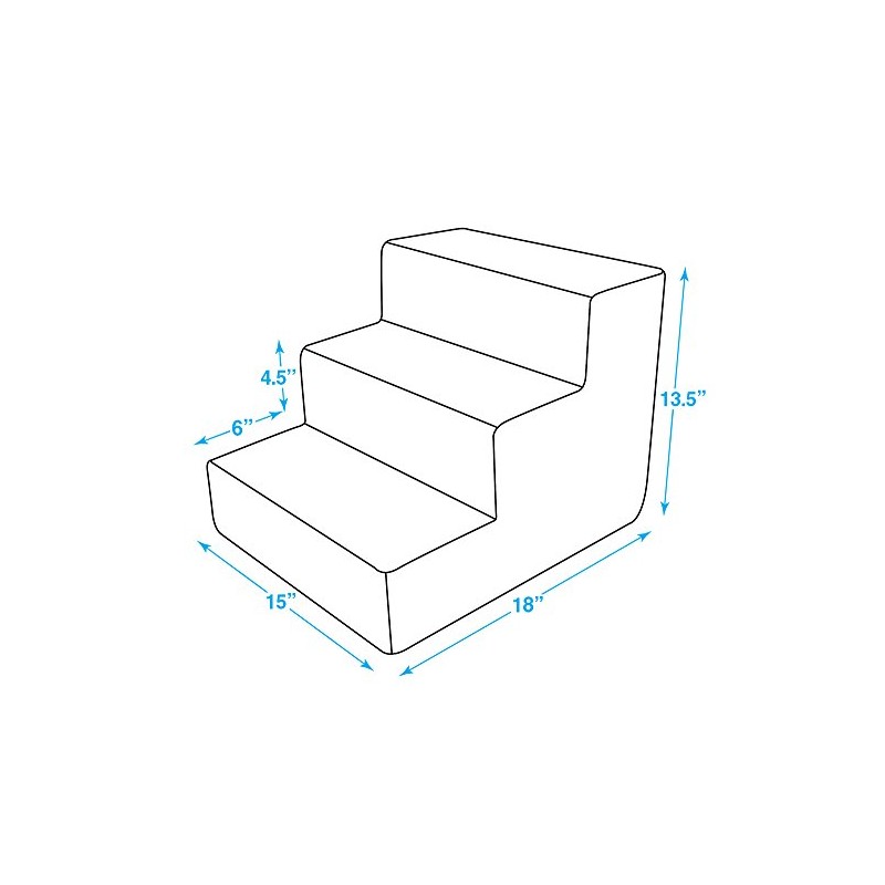 Best Pet Supplies Dog Stairs for Small Dogs & Cats,