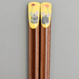 Leo Lionni 278504 Chopsticks, Natural Wood, 8.3 inches (21 cm), Anti-Slip Tip, Frederick Brown, Made in Japan