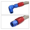 8123 Fuel Line Kit Fuel Fitting Flex Braided Hoses Pressure