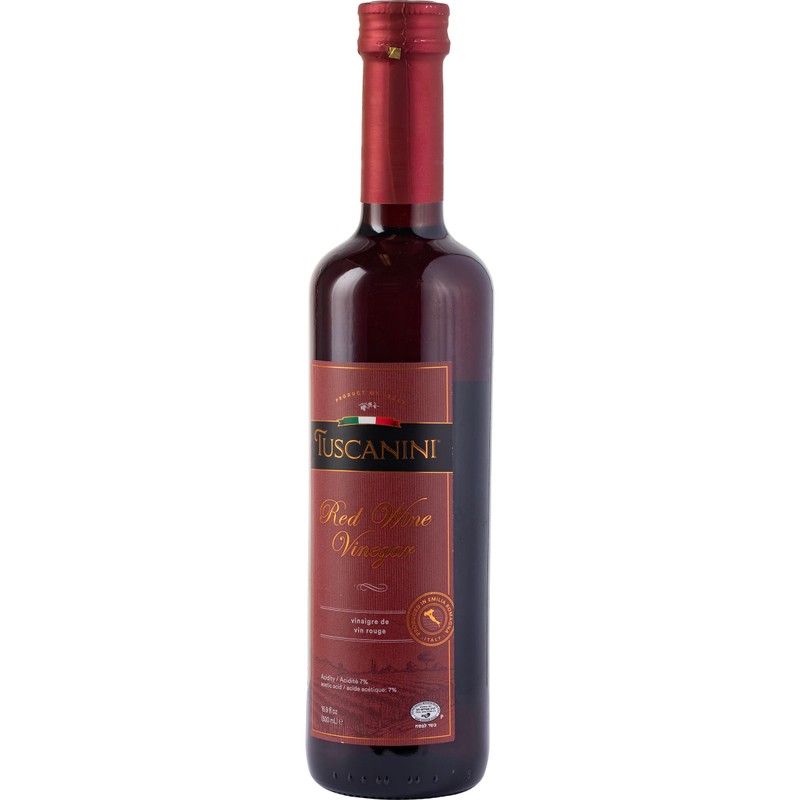 Tuscanini Italian Red Wine Vinegar, 16.9oz | Red Wine Vinegar