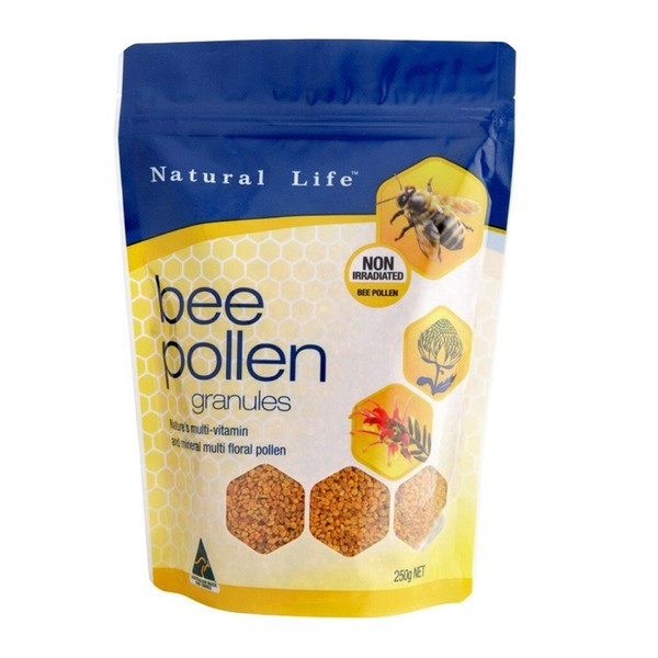 Natural Life Non Irradiated Bee Pollen Granules 250g