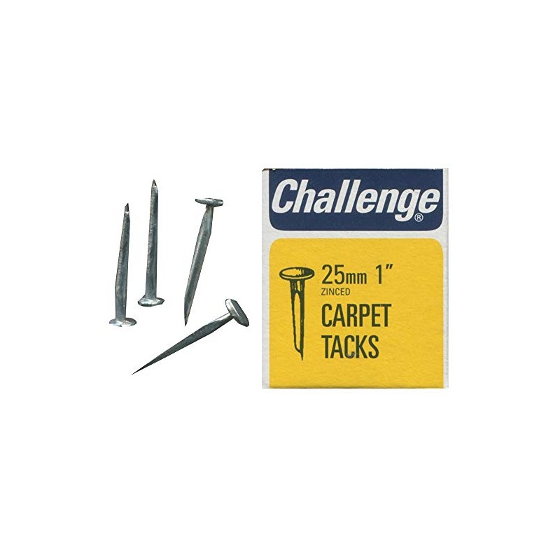 Carpet Nails Galvanised 25mm (40g) External Length 25mm Nail Material