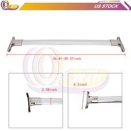 WHEE Roof Rack Set Cross Bar Luggage Cargo Carrier Silver For 2009-2016 Buick Enclave