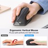 SANWA 2.4G Wireless Ergonomic Mouse, Optical Vertical Computer Mice, Silent