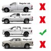 PIT66 Black Trail Armor Rocker Panel, Compatible with 1999-2006 Silverado/Sierra