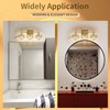BEHIYA Bathroom Vanity Light with 3 Bulbs Bathroom Light Fixtures