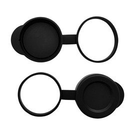 32mm Binocular/Monocular Objective Lens Caps Internal Diameter 42.6-43.6mm Rubber Cover Set Black