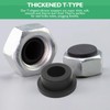 EASYEAH 4 Sizes 6.3/6.5/6.8/7 mm T-Shaped Silicone Plugs 1/4 inch