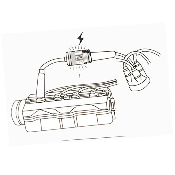 GRIRIW 2pcs Ignition Tester Ignition Coil Compression Tester Car Fuse