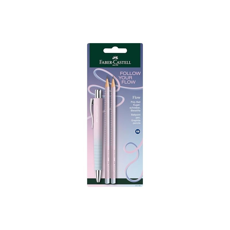 Faber-Castell 241159 - Set da scrittura Blushing Sky, con penna