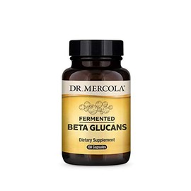 Dr. Mercola Fermented Beta Glucans Dietary Supplement, 30 Servings (60 Capsules), Supports Immune*, Non GMO, Soy Free, Gluten Free