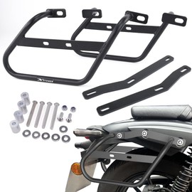 Xitomer Luggage Rack Compatible with 2025 Eliminator 500 2024 Eliminator 450 Pannier Racks Motorcycle Saddlebag Support Racks Side Carrier