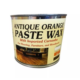 H.F. Staples Staples Paste Wax + Bowling Alley Wax (Antique Orange 1Lb)