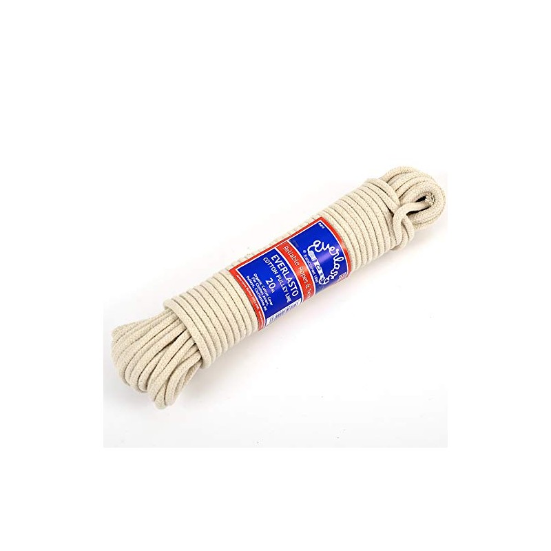 Everlasto Natural Cotton Pulley Line Sash Cord 5.5mm x 15M