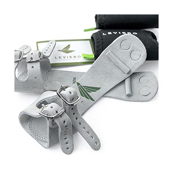LEVIERO Buckle Gymnastics Grip Narrow Squeeze 2 White