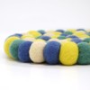 Trivet Felt Ball Fresh Blue