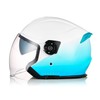 ORIGINE 3/4 Open Face Motorcycle Helmet with Double Visor for