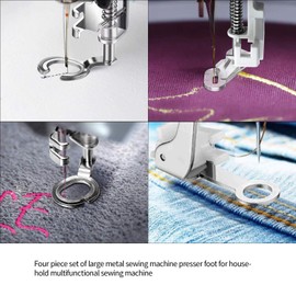 Create idea Low Shank Free Motion Presser Foot Set, Darning Embroidery for Household Multi-Function Sewing Machine