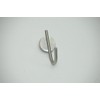 Towel / Coat Hook Brushed Stainless Steel 100 x 45