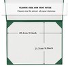 Misscom Diploma Cover 8.5" x11" Diploma Holder of Graduation Leatherette