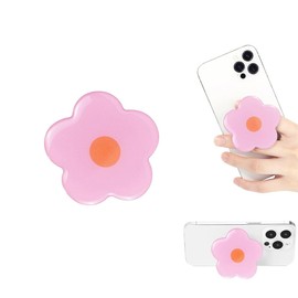 Weforu Cute Cartoon Collapsible Phone Grip Stand Holder for Smartphone Tablet Cell Phone Accessory(Daisy Pink)
