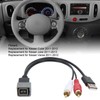 Car Radio USB Port Retention Cable USB Input Adapter Replacement