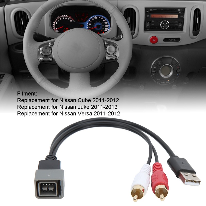 Car Radio USB Port Retention Cable USB Input Adapter Replacement