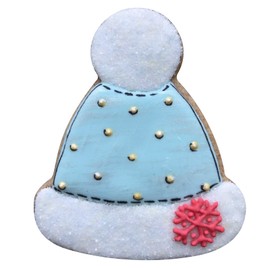 LILIAO Christmas Winter Hat Cookie Cutter - 3 x 3.8 inches - Stainless Steel