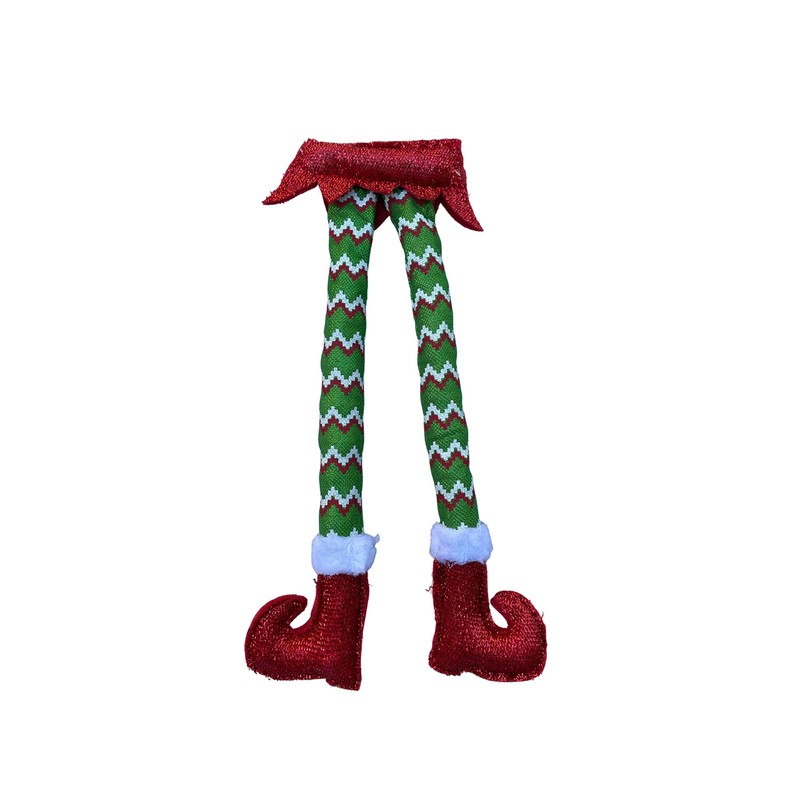 Christmas Car Auto Costume Decoration Elf's Legs Sticking out of
