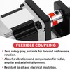 Shaft Coupling 10 mm to 10 mm Waves Flexible Coupler