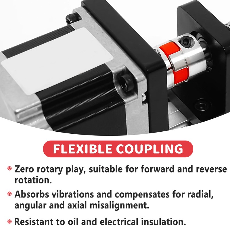 Shaft Coupling 10 mm to 10 mm Waves Flexible Coupler