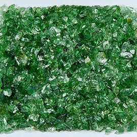 Dark Green Terrazzo Glass - American Specialty Glass – Flooring, Countertop, Concrete, Terrazzo Glass - 10 LB, Size 0