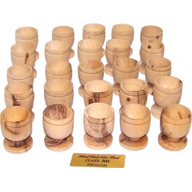 Holy Land Market Olive Wood Small Chalice or Goblet/Wine or Communion Church Cup (25)