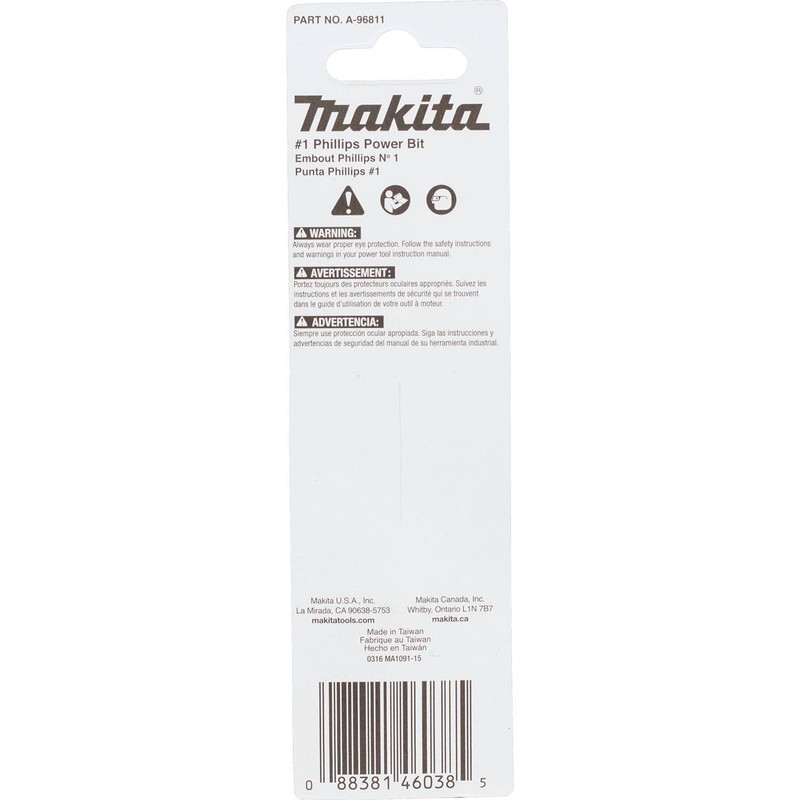 Makita A-96811 ImpactX™ #1 Phillips 3-1/2″ Power Bit