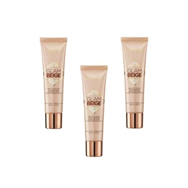 L'OREAL Paris Glam Glow Beige Healthy Glow Foundation (3 x 30 ml) SPF 20 / SPF 20 (Medium Light/Medium Clair) Pack of 3