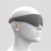 Comfortable earplugs, all-in-one sleep mask, sleep mask, blackout sleep earplugs Charcoal gray 2ea