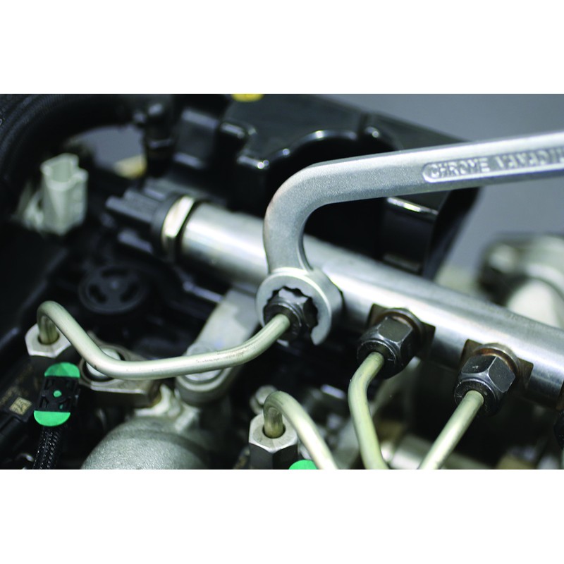 Laser 6851 Diesel Injection Line Wrench 17mm, Silver