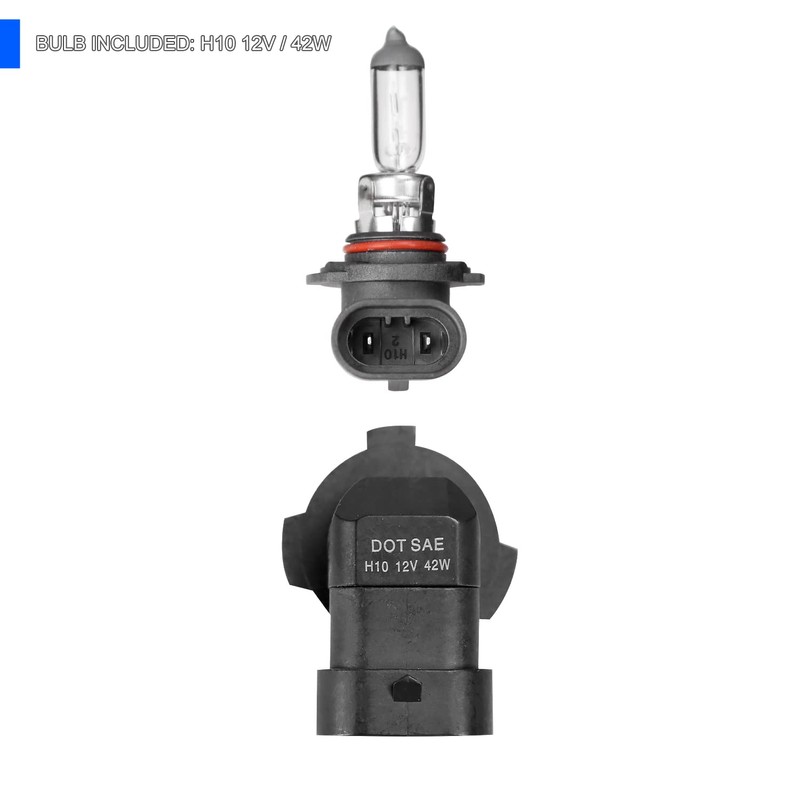 Spec-D Tuning Bumper Fog Lights Lamps Compatible with Dodge Ram
