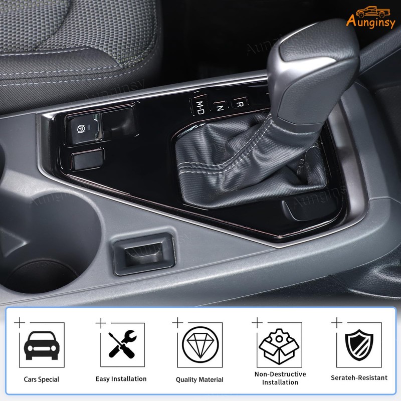 Aunginsy Central Control Gear Shift Panel Trim Cover Compatible with