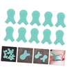 WOONEKY 10pcs Grafting Eyelash Brush Eyelash Grafting Gasket Eyelash Lift