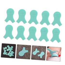 WOONEKY 10pcs Grafting Eyelash Brush Eyelash Grafting Gasket Eyelash Lift Comb Makeup Supplies False Eyelash Patches Eyelash Lift Brush Makeup Utensils Grafting Lash Tools Y-shape Eyelash