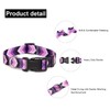 Suredoo Adjustable Nylon Dog Collar with Patterns, Soft Comfy Pet